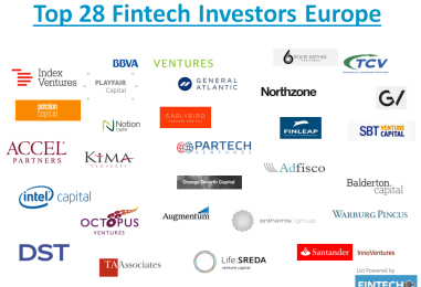 Top 28 Fintech Investors In Europe