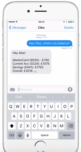Cleo, AI personal financial assistant