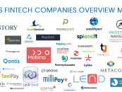 Swiss Fintech Companies Overview Map; 65 Startups Born in Switzerland