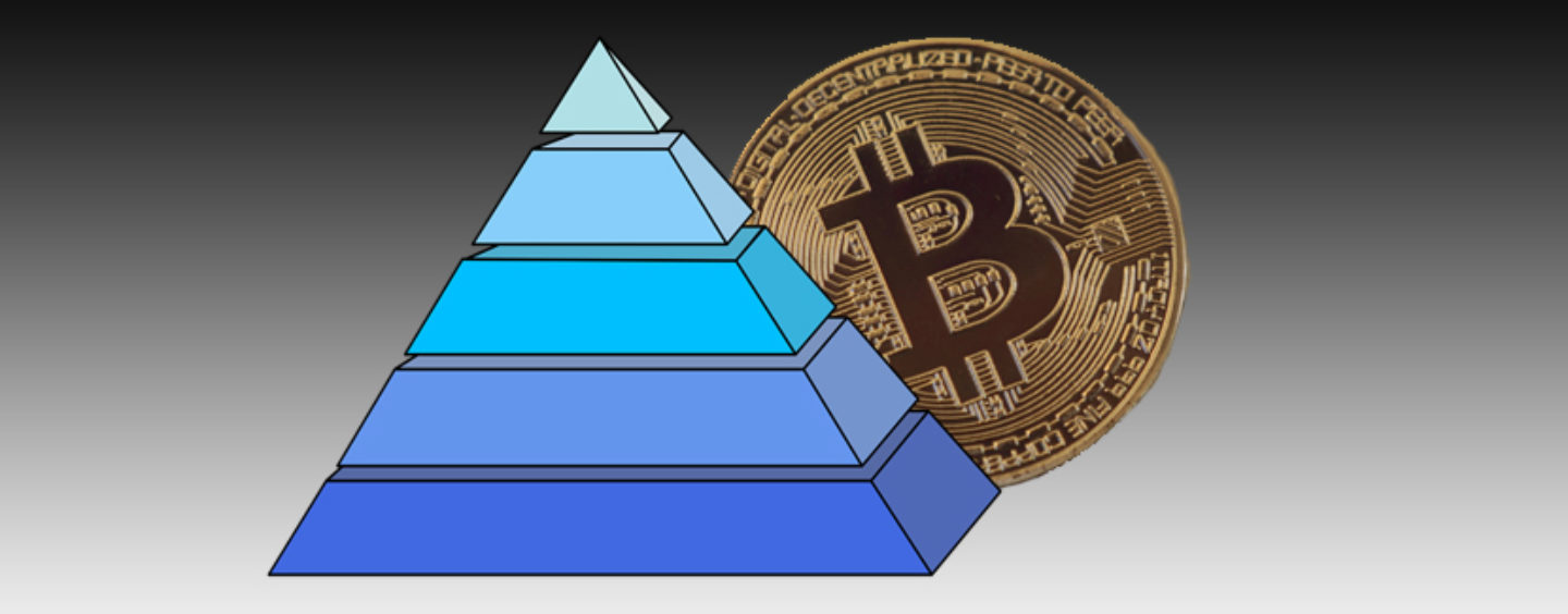 is bitcoin mining a pyramid scheme