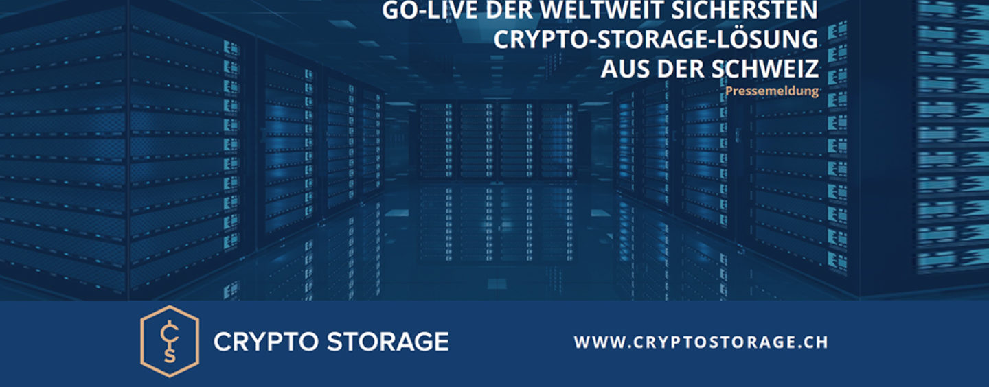 Go-Live: Crypto-Storage-Lösung aus der Schweiz