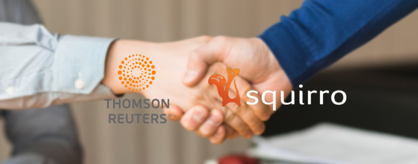 Thomson Reuters and Squirro Partnership Aimed at Breaking Down Data Silos Using AI