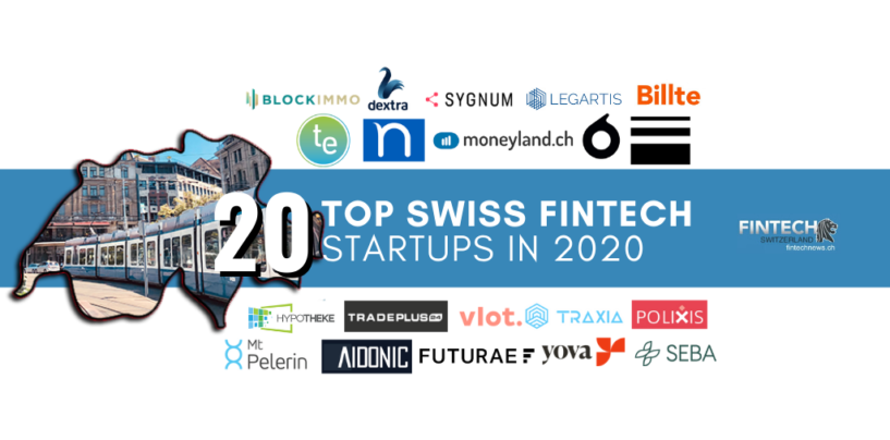 Fintech News Network Unveils 2020’s Top 20 Swiss Fintech Startups