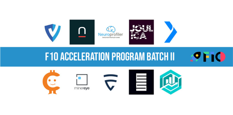F10 Selects New Fintech Startups for Its Acceleration Program in Zurich