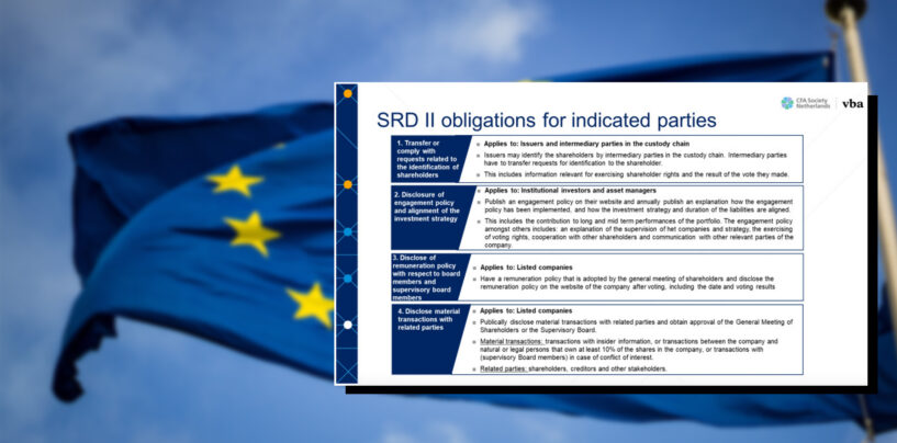 EU’s Shareholder Rights Directive II, a Catalyst for Change in the Securities Industry