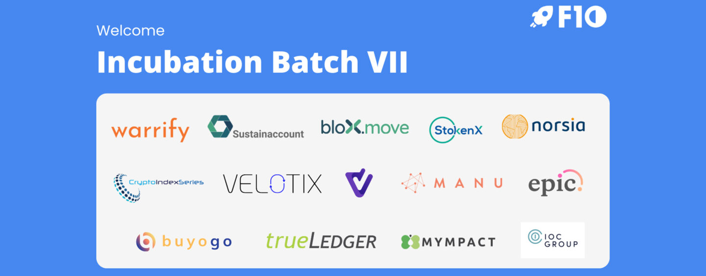 14 Startups Selected For F10 Incubation Program With First Dedicated Climate Fintech Track