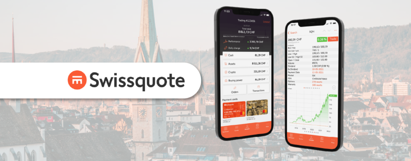 Swissquote Dives Into Cryptocurrency Trading With the Launch of SQX